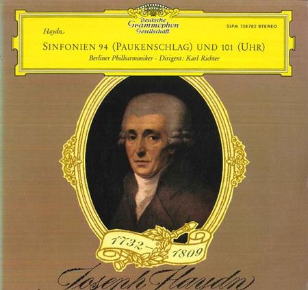 Виниловая пластинка KARL RICHTER, BERLINER PHILHARMONIK - Haydn Sinfonie Nr94 G-dur, С SLPM138782 DEUTSCHE GRAMMO 1967 Германия Классика Б/у