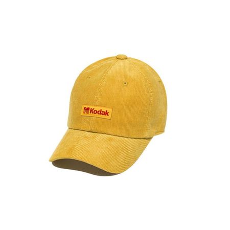 KODAK Apparel Вельветовая бейсболка ЖЕЛТАЯ ML