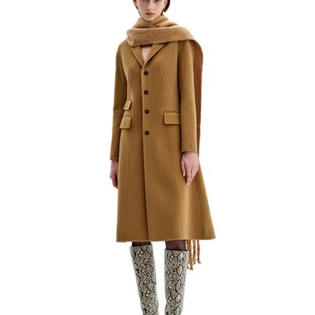 WEAREUGENE Chunky muffler camel camel one