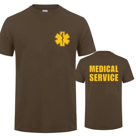 Футболка EMT Paramedic Emergency Medical Services, мужская повседневная футболка с коротким рукавом, мужские крутые топы XXS-6XL M