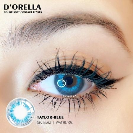 D ORELLA 1 пара (2 шт.) 2021 Новое поступление серии TAYLOR цветные контактные линзы для глаз косметические контактные линзы цвета глаз