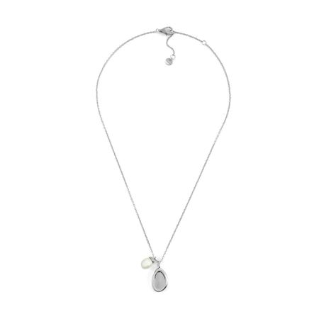 Подвеска AGNETHE PEARL с белым пресноводным жемчугом SKJ1831040 [Skagen] для женщин и ожерелье, серебряный