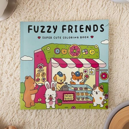 Раскраска мультфильма Froggy Days Fuzzy Tales Манга Учебник по рисованию Эскизы для начинающих Style 14