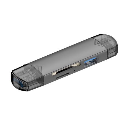 Многофункциональный кардридер 6 в 1 Type C 6 в 1 OTG-адаптер USB-адаптер Кардридер Micro SD для ПК