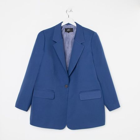 Пиджак женский MIST plus-size, размер 52, синий