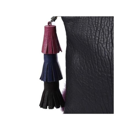 СЛОЙ THEHEE КИСТЬ 2-tier leather tassel