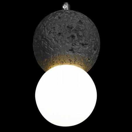 Подвесной светильник Loft it Qu1ll 10109 Dark grey цвет плафона/подвески Белый, цвет арматуры Черный
