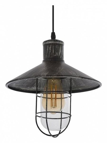 Подвесной светильник LUMINA DECO LDP 6013 O.SL цвет плафона/подвески Черный, цвет арматуры Черный