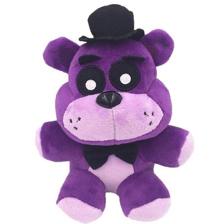 Fnaf Пять Ночей у Фредди Друзья Плюшевая Игрушка Мягкий Подарок 18/25см Желтый Коричневый Фиолетовый Синий Красный Белый Purple Bear-18cm