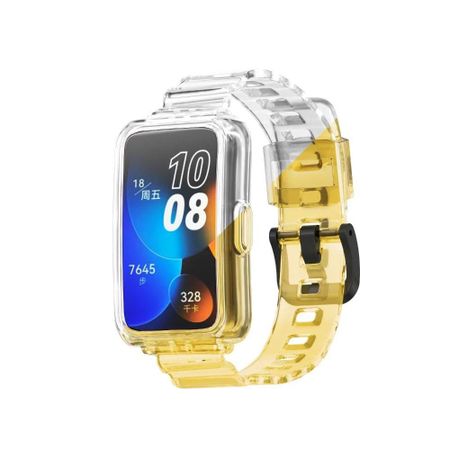 Регулируемый по длине ремешок для часов, браслет для часов для Huawei Band 6/7/8/9, аксессуары для умных часов Light turns yellow