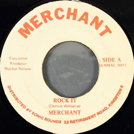 7-дюймовая пластинка MERCHANT Rock It BENMAC0051 Merchant Ямайка Регги Ска Даб Б/у
