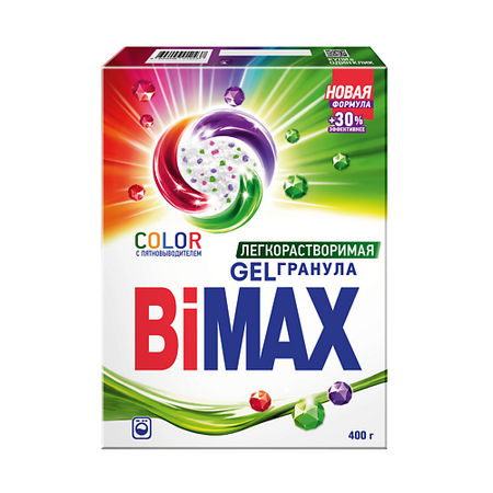 Порошок для стирки BIMAX Стиральный порошок Color Automat Gelгранула