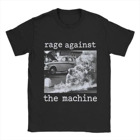 Мужская футболка Rage Against The Machine, топы из чистого хлопка, новинка, футболка с коротким рукавом и круглым вырезом, идея для подарка L