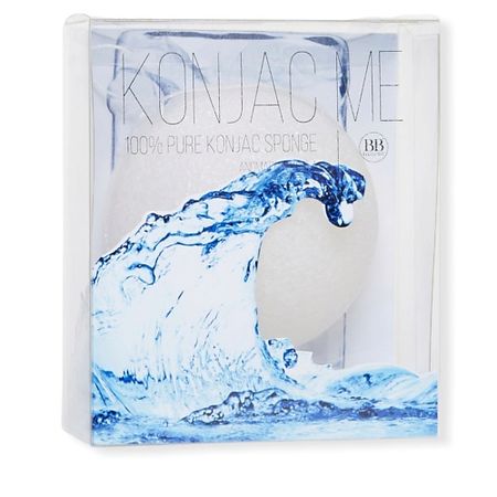 Спонж для лица BEAUTY BAR Воздушный спонж мочалка Konjac Me для умывания лица, 100% натуральный конняку