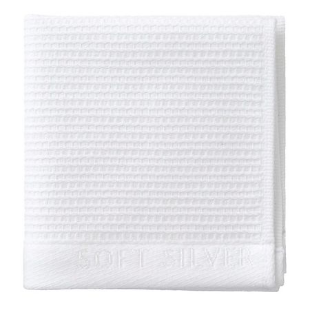 Полотенце SOFT SILVER Антибактериальная махровая салфетка для массажа и пилинга