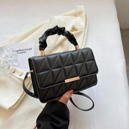 Fashionable Pu Leather Small Crossbody Bag Trendy Street Style Handbag For Women 2023