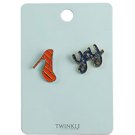 Набор брошей TWINKLE Броши 2 шт. Yay + Shoe