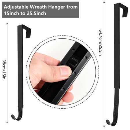 Holidays Floral Wreath Hanger Crook The Distance Between The Door Clamps For Christmas Easter Wreath Front Door Hanger Supplies