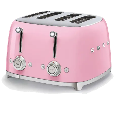 Тостеры SMEG Тостер SMEG TSF03PKEU, розовый
