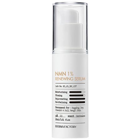 Сыворотка для лица DERMA FACTORY Сыворотка восстанавливающая NMN 1% Renewing Serum