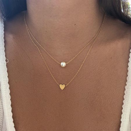 Двойное жемчужное ожерелье KTJ