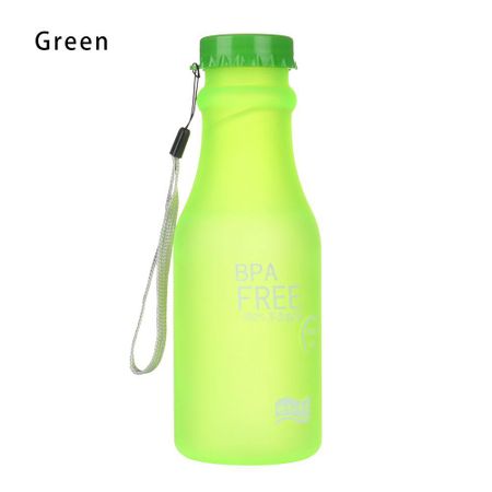 550ml Cycling Traveling Durable Portable Sports Bottle Dull Polish Cup Water Bottle Drinking Bottle зелёный
