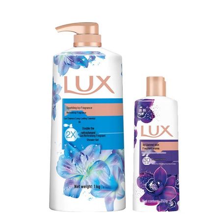 LUX Body Wash Gift Set - Shimmering Ice Cool & Mysterious Lotus Charm