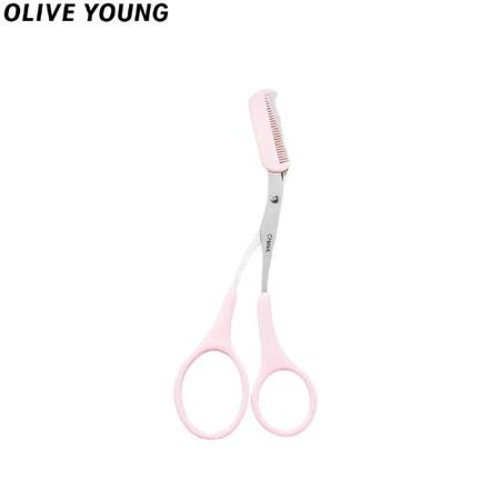OLIVE YOUNG Ножницы для стрижки бровей 1 шт.