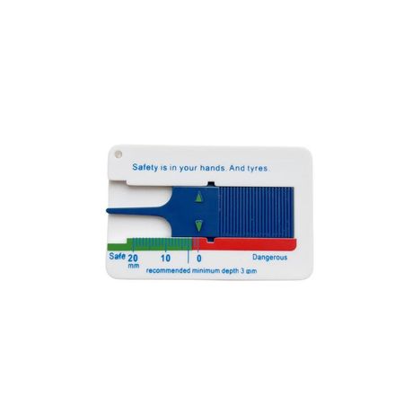 Tyre Tread Depth Depthometer Car Wheel Tread Depthometer Tread Ruler Wheel Measure Tool Plastic Measure Tool синий