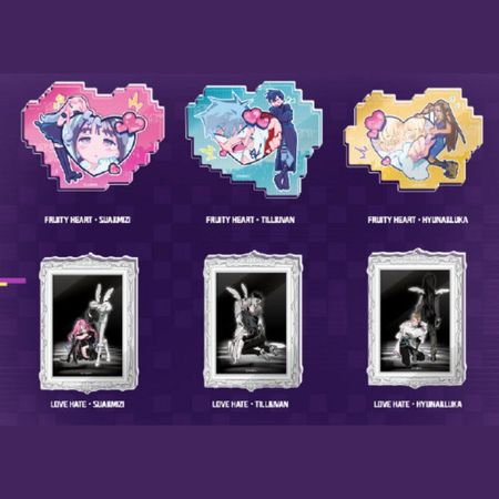 MARCH MONSTER x Alien Stage - 6 видов магнитов на холодильник (случайный) random 1PC
