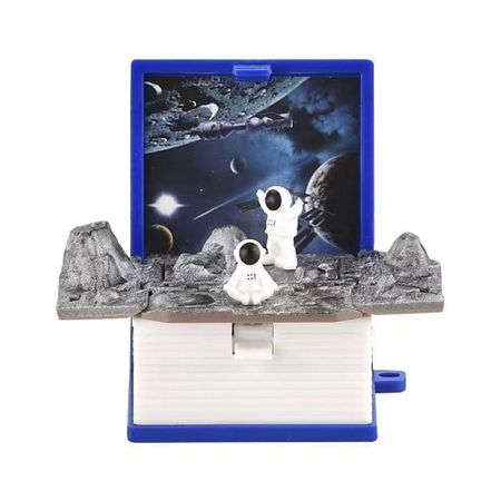 Mini 3D Books Keychain Toys Pop Up Keychain 3D Dinosaur Toys Dinosaurs Figures Book Dinosaur World Scene