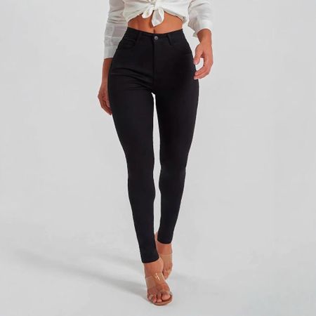Women s Mid- Slim Stretch Black Skinny Skinny Jeans 28