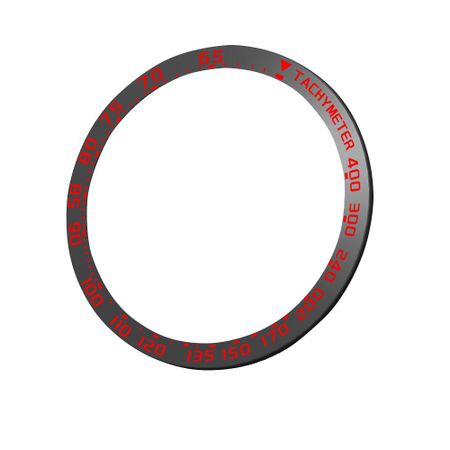 Stainless Steel Watch Bezel Ring for Garmin Fenix 8/Tactix 8 51MM Smart Watch Accessories чёрный/красный