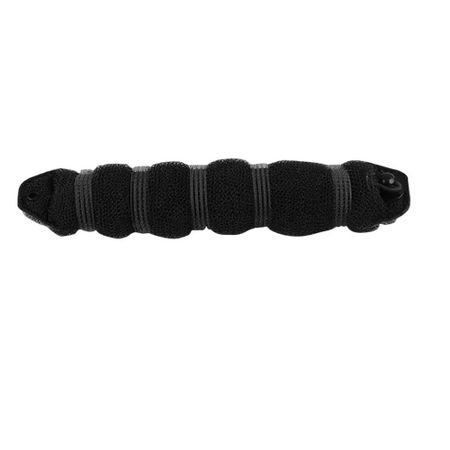 Durable Donut Bun Maker Hairstyle Foam Sponge Bun Shaper Cute Meatball head hair maker  Girls Black-2-24cm