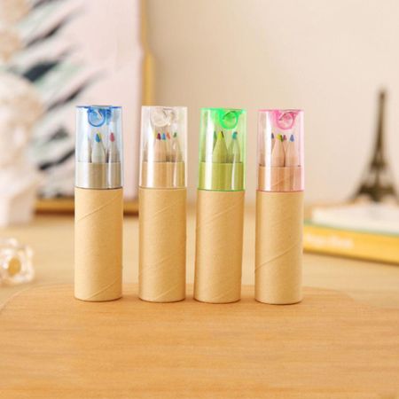 Crayon Student Pencil 12 Color Colored Pencil Creativity Painting Pencil 6 Colors Short
