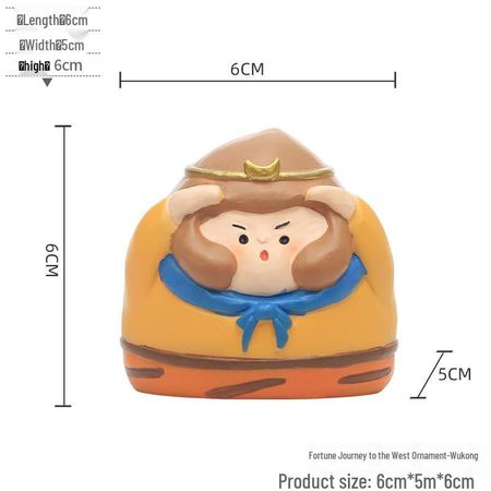 FumaiDe Happy Monkey King Resin Figurine