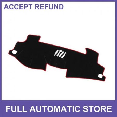 Car Dashboard Cover Black Red Dash Pad Single  for Toyota Camry 2012-2017