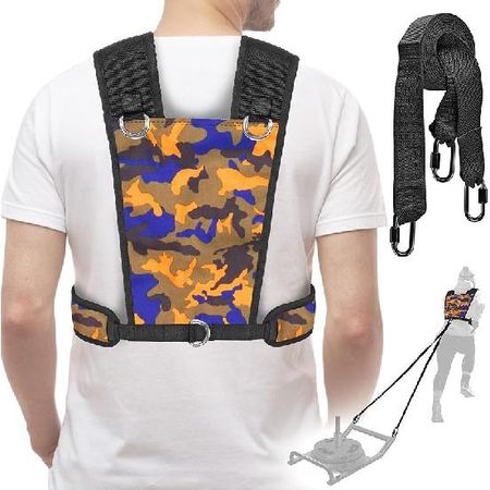 Dolibest Sled Harness for Fitness Resistance, sled Pull Harness, Adjustable Durable and Comfortable for Resistance Training