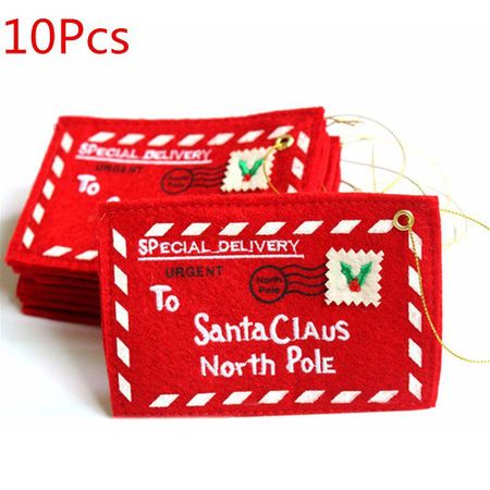 Bag Christmas Tree DIY Crafts Chirstmas Ornament Xmas Decor Hanging Ornaments Santa Claus Envelope 1Pc