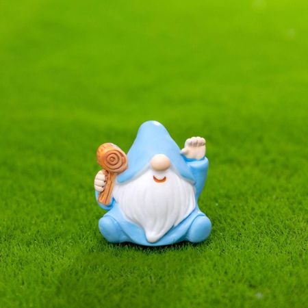 Multicolor Mini Easter Dwarves Figurine Resin Cartoon Dwarf Statue Miniature Knickknacks 5