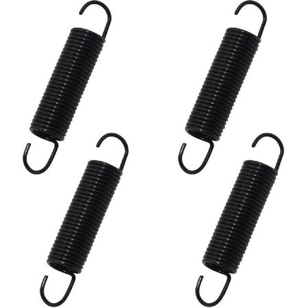 4Pcs DE61-00048A Key Spring, Microwave Door Latch Spring Replacement, Black