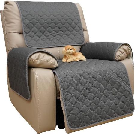 Eismodra Waterproof Recliner Chair Covers for Reclining Couch Slipcovers Seat Cushion,Anti-Slip Sofa Cover for Dogs Pets Furniture Protector 1 Piece Set