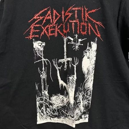 SADISTIK EXEKUTION Группа Магнит Монстр Полноразмерная S-5XL Унисекс Футболка XXXL