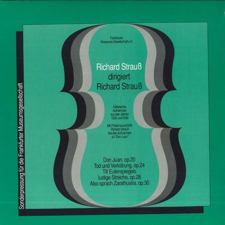 LP Record RICHARD STRAUSS ORCHESTER DES REIC  Richard Strauss Dirigiert Richard S 23055 ACANTA 1984 Germany Classical Used