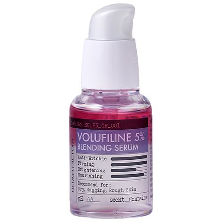 Сыворотка для лица DERMA FACTORY Сыворотка антивозрастная с волюфилином 5% Derma Factory Volufiline 5% Blending Serum