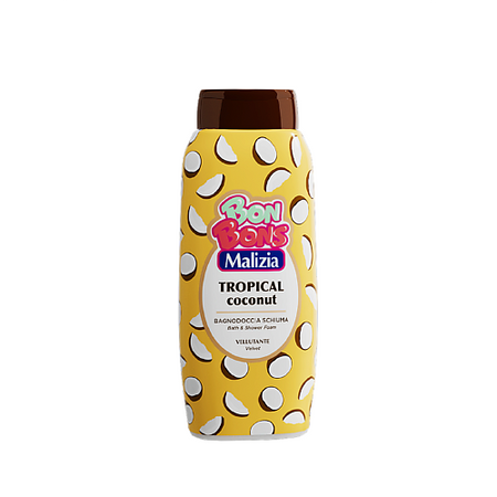 Пена для ванны MALIZIA Пена для ванны и душа BONBONS TROPICAL COCONUT