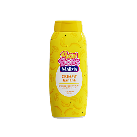 Пенка для душа MALIZIA Пена для ванны и душа BONBONS CREAMY BANANA