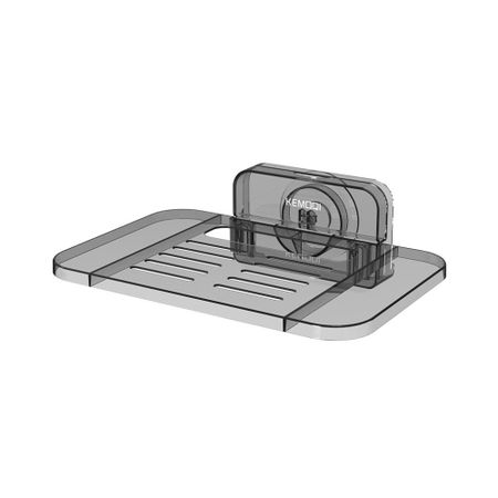No-Drill Wireless Wifi Router Storage Shelf Transparent Cable Power Bracket  Living Room Socket серый