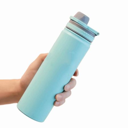Wide Mouth Thermal Water Bottle Large Capacity Insulated Water Bottle  Kitchen Supplies зелёный
