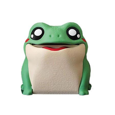 Dust-proof Frog Toilet Paper Holder 3D Printed Creative Paper Towel Box  Bathroom Accessories темно-зеленого